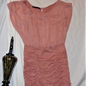 small womens dusty rose pink  tunic shirt top